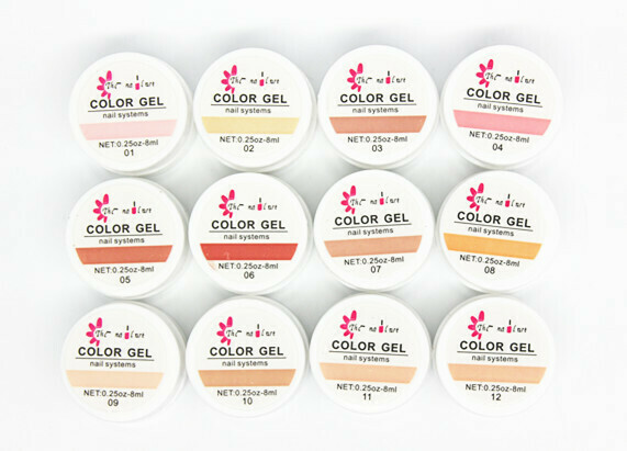 12-Piece Nude Tub Gel Set – 8ml