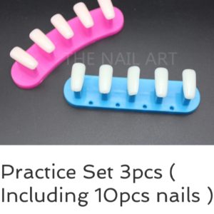 Practice Set – 3 Pieces with 10 Practice Nails