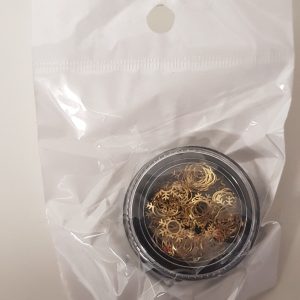 Round Pot Metal Gold