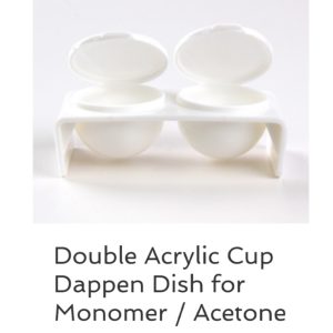 Double Acrylic Dish
