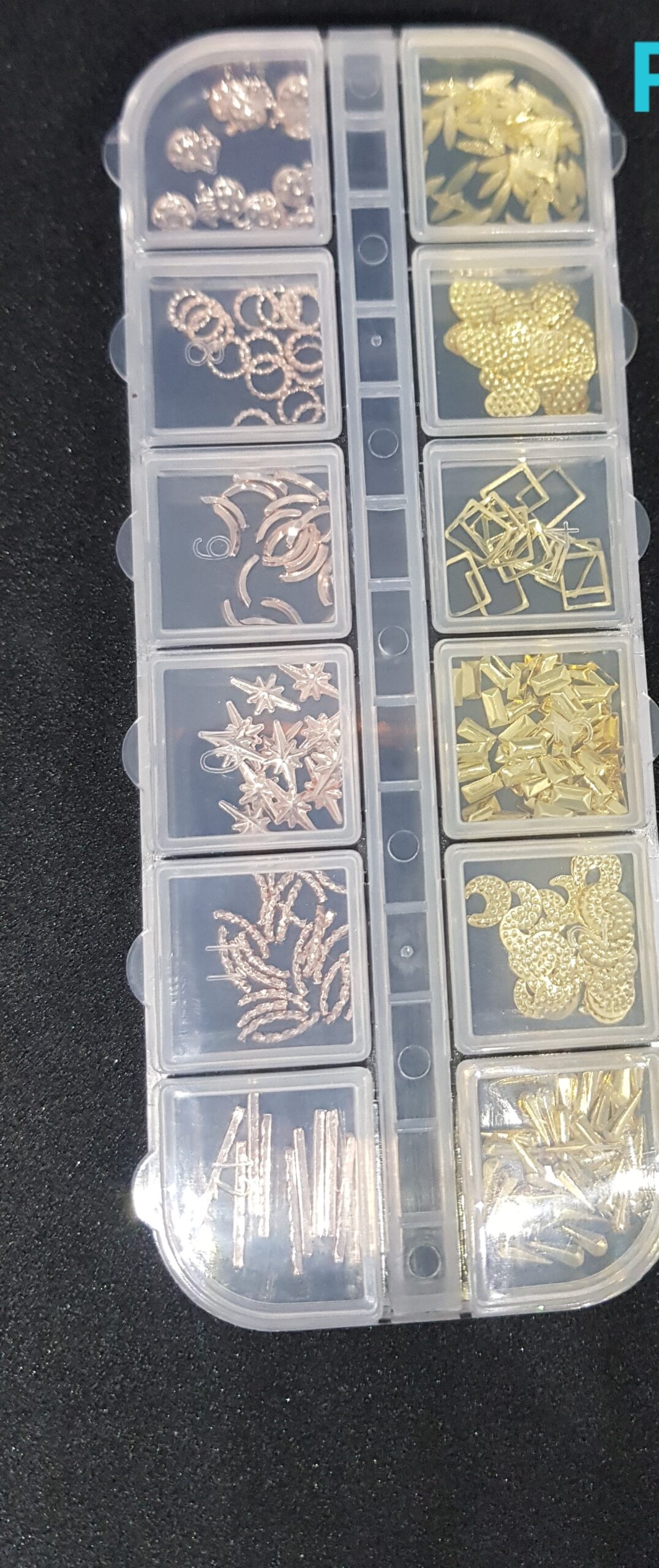 06-12pc Mix Metal Art – Rose Gold & Gold