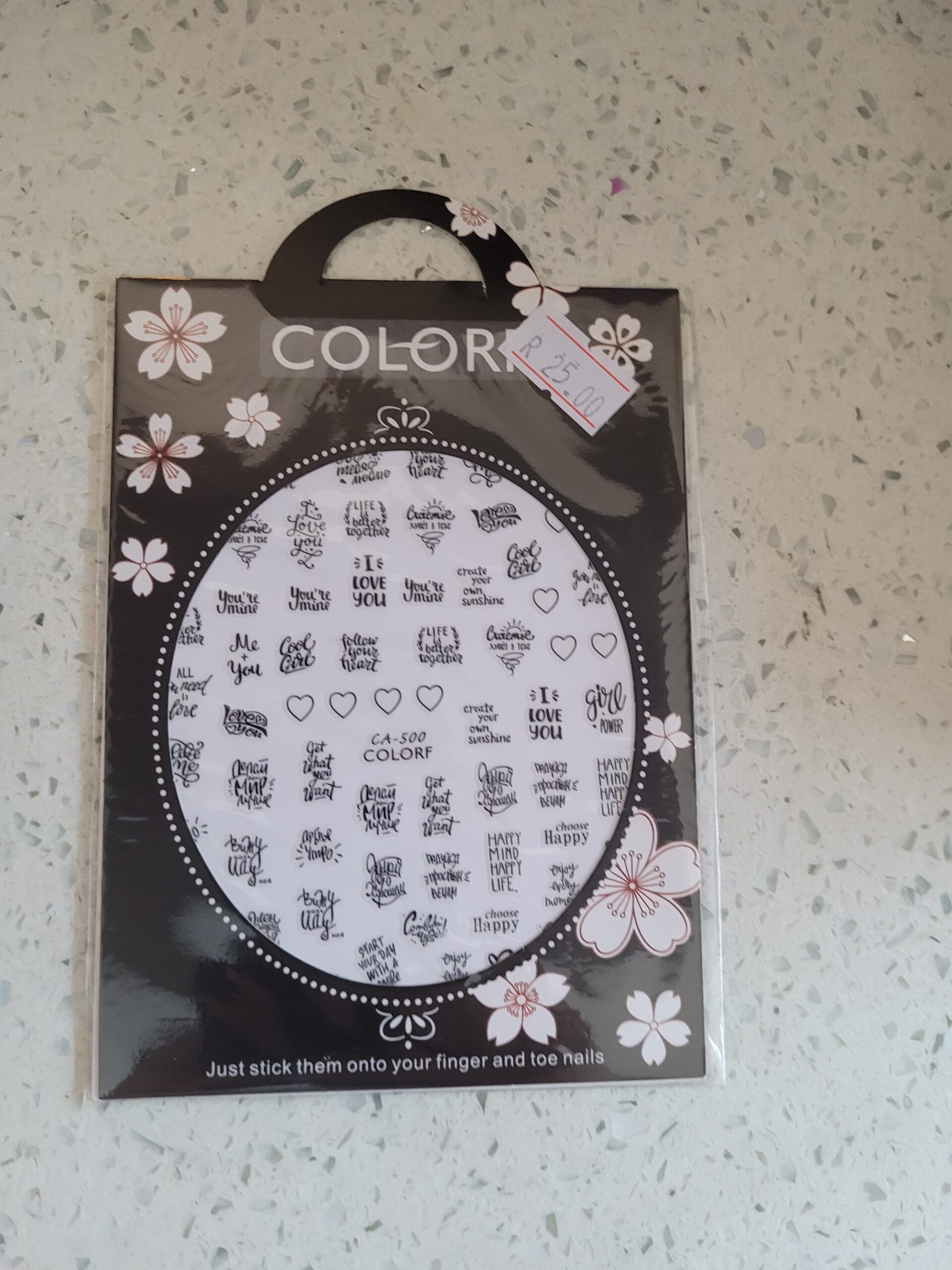 Colour Nail Stickers