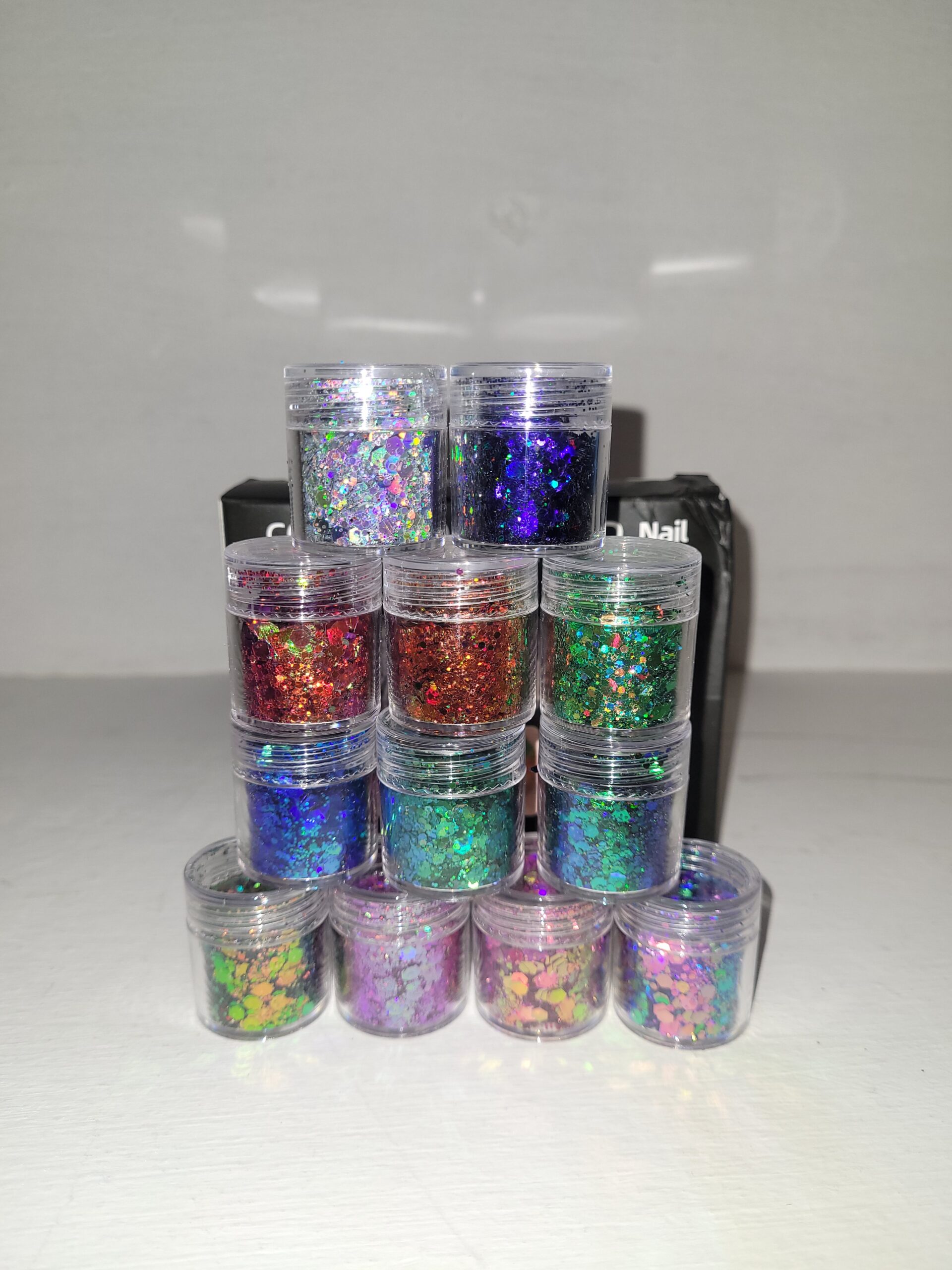12 Pce 10g Glitter Set