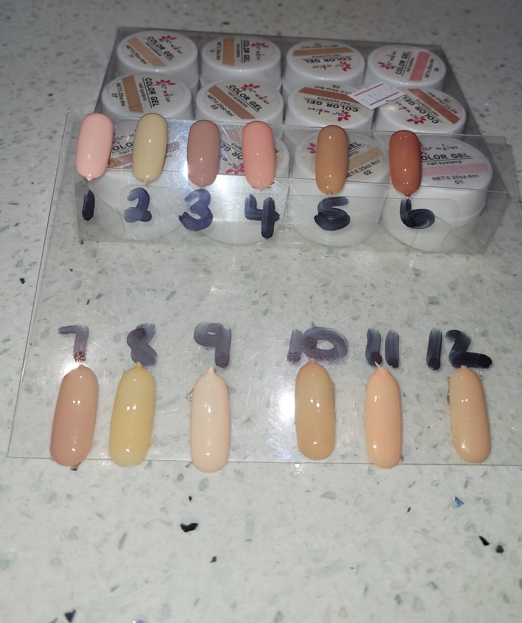12-Piece Nude Tub Gel Set – 8ml - Image 2