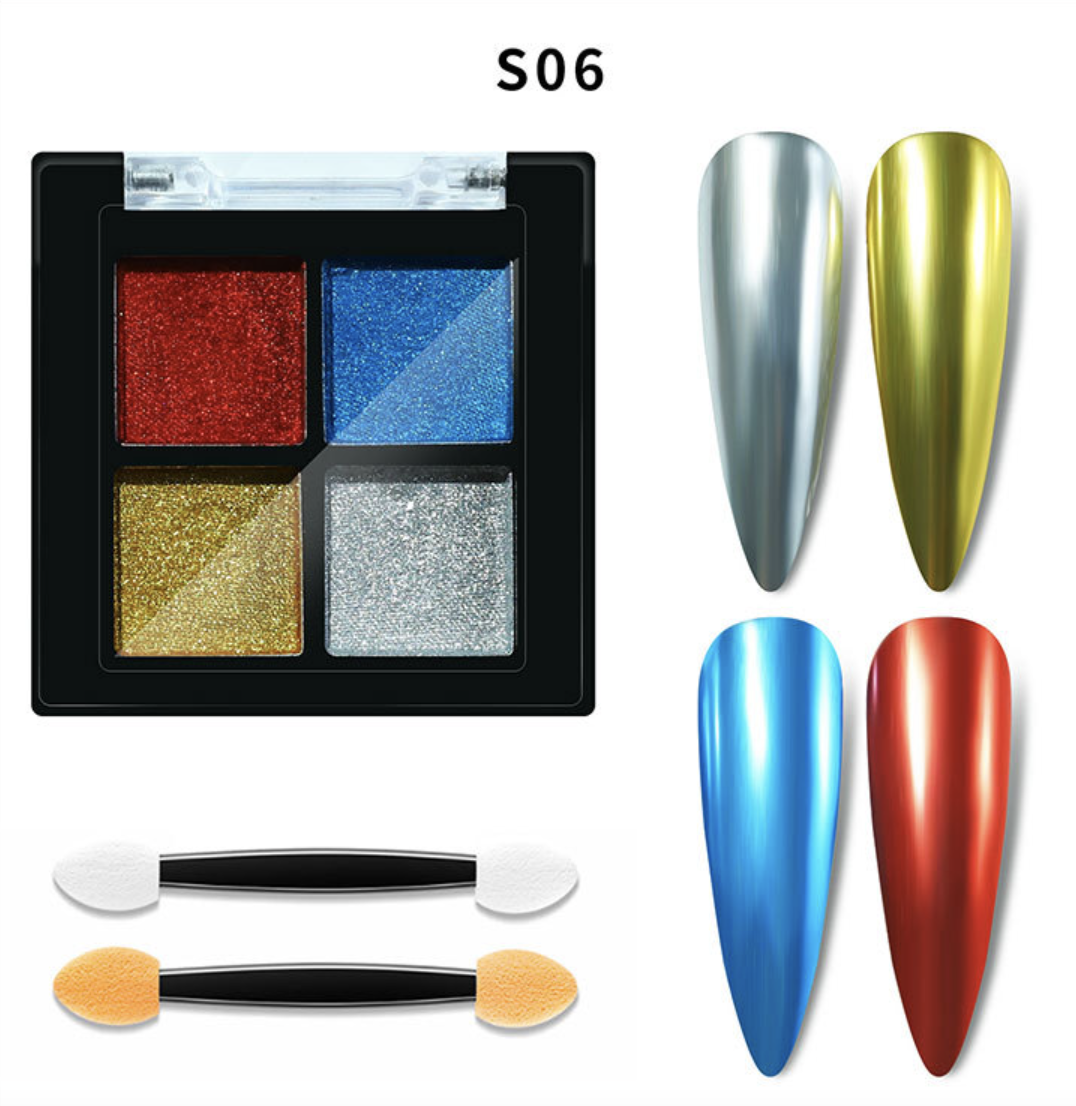 Eyeshadow Chrome 4-Colour Palette - Image 5