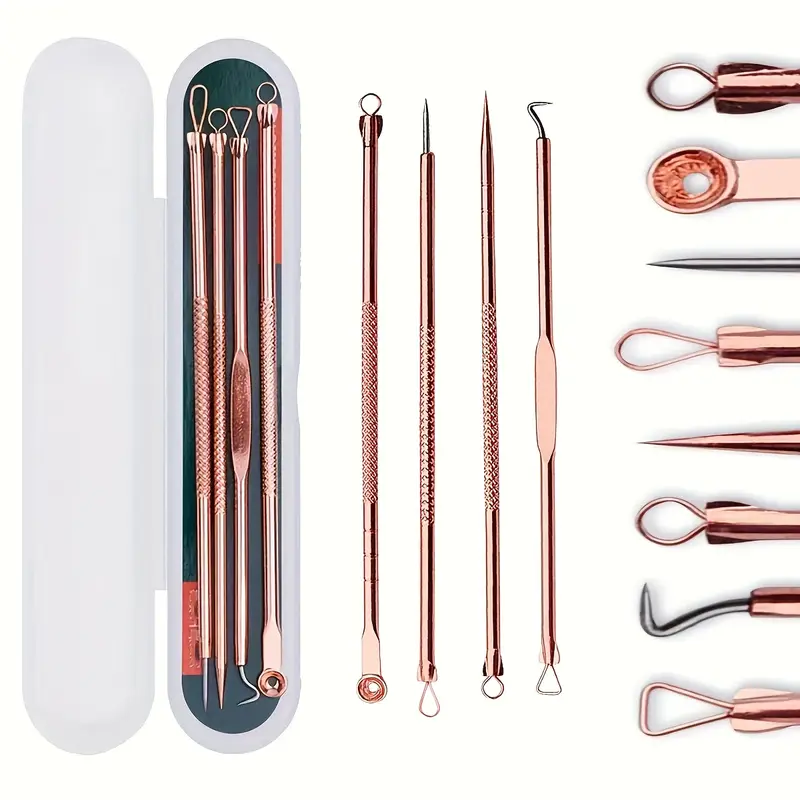 Blackhead Removal Tools Set – Rose Gold