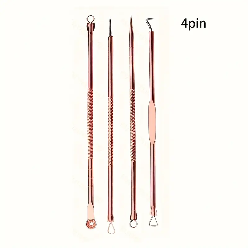 Blackhead Removal Tools Set – Rose Gold - Image 2