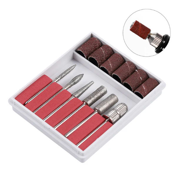 Electric Nail Head Drill Bit Set