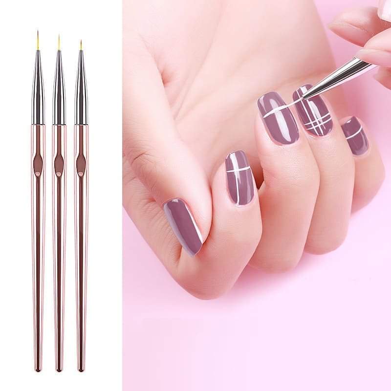 3pce Rose Gold Striping Set