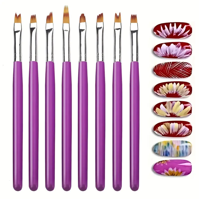 Flower Brushes 8pce