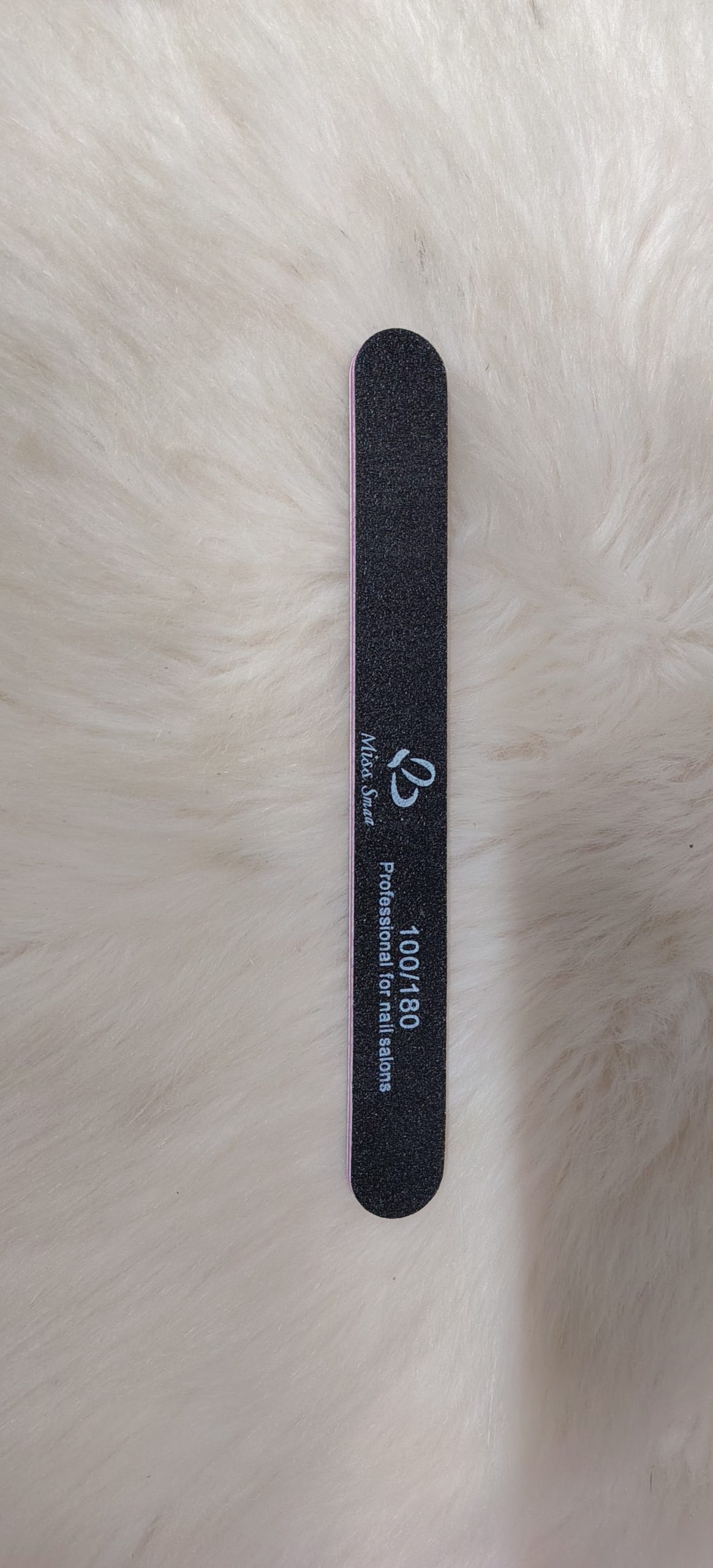 Black Straight 100/180 Nail File