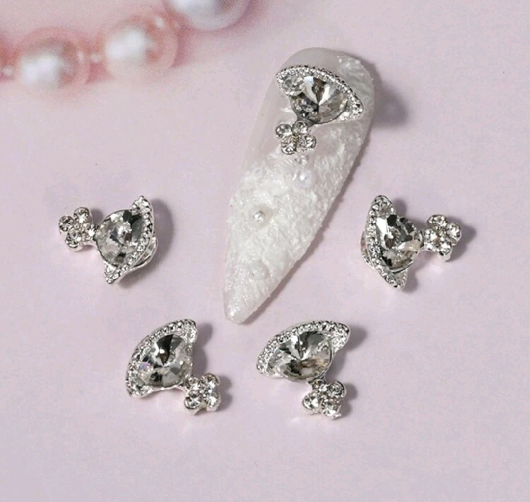 Planet Silver Nail Charms – 5 Pce Set