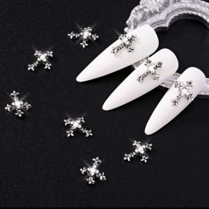 Diamond Cross Nail Art – 2 Pce Set