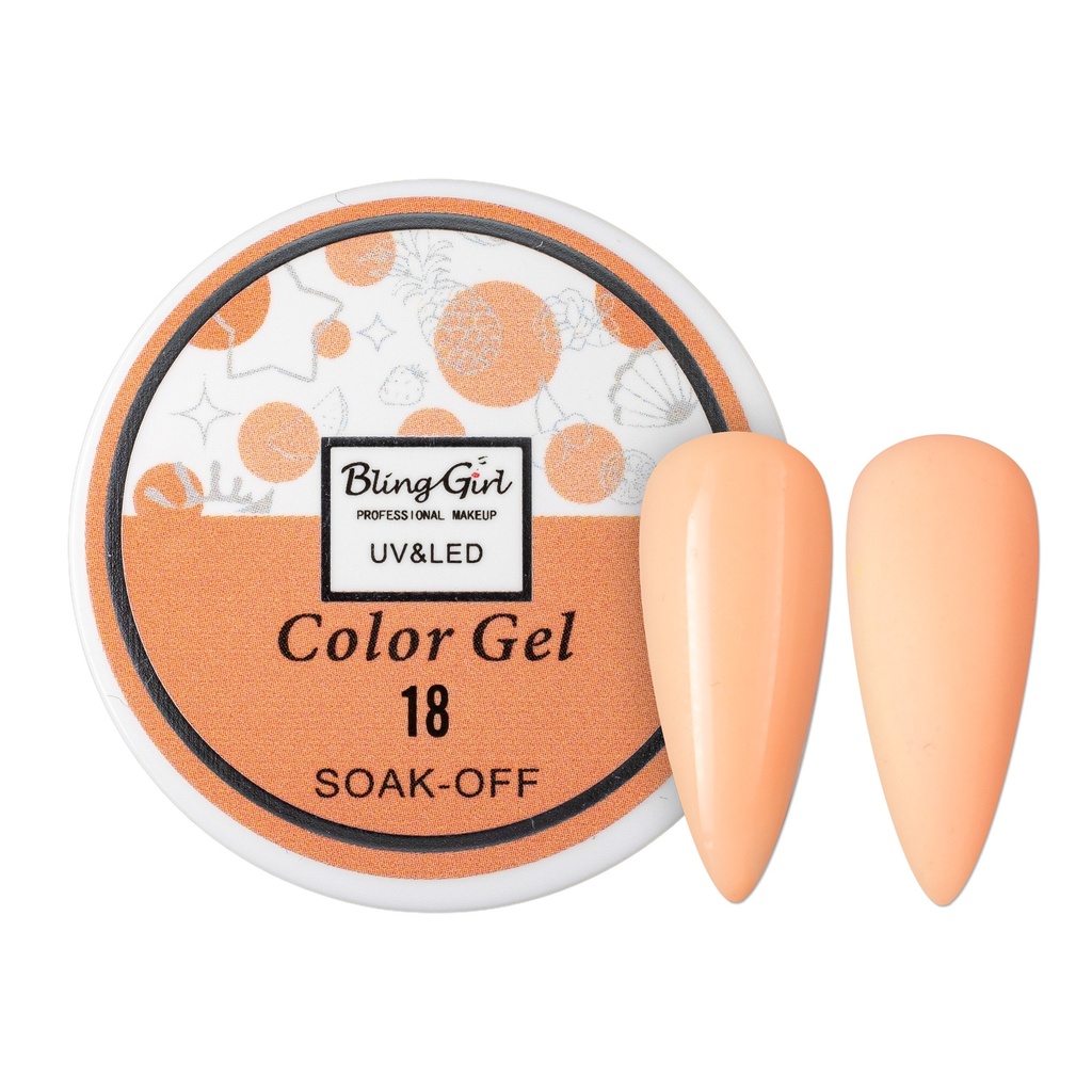 Bling Girl UV & LED 2 IN 1 Colour and Art Gel Soak-Off #018