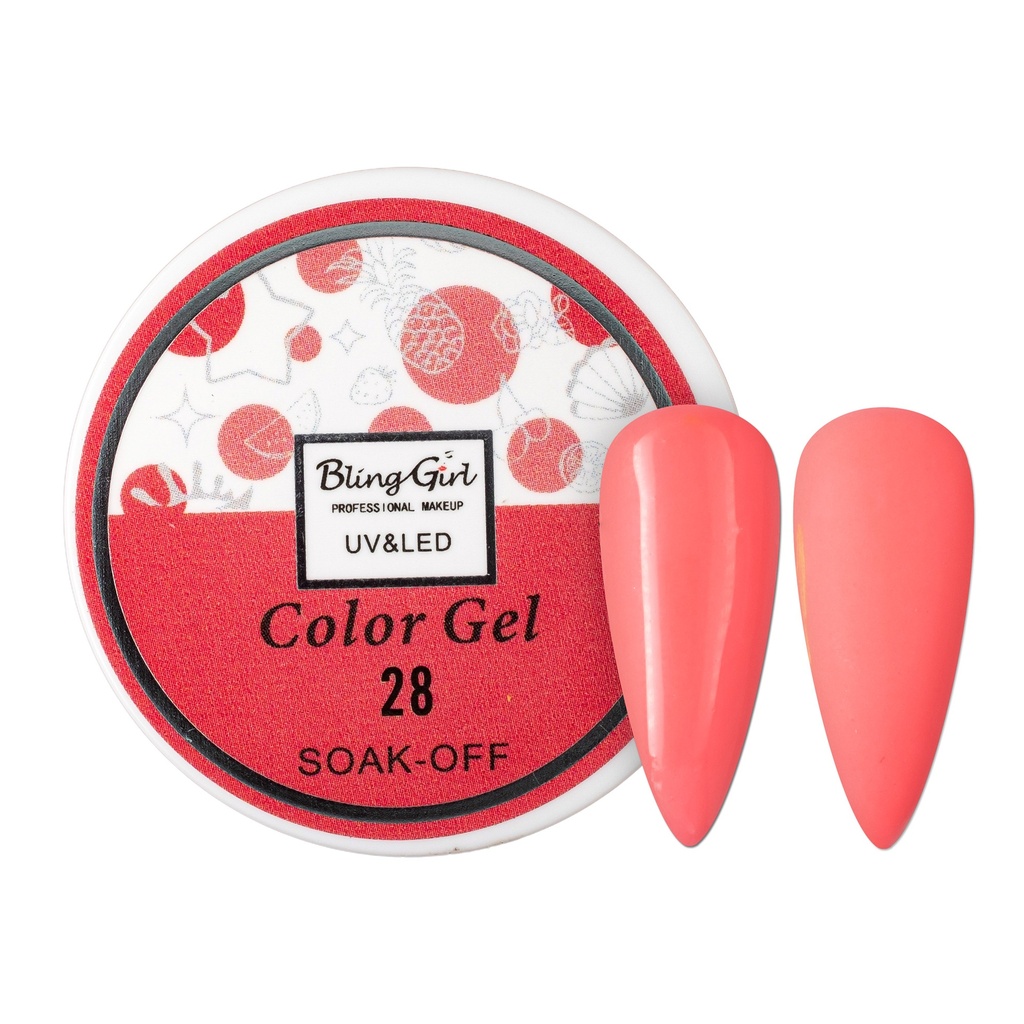 Bling Girl UV & LED 2 IN 1 Colour and Art Gel Soak-Off #028