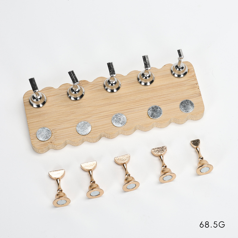Practice magnetic nail holder with stand