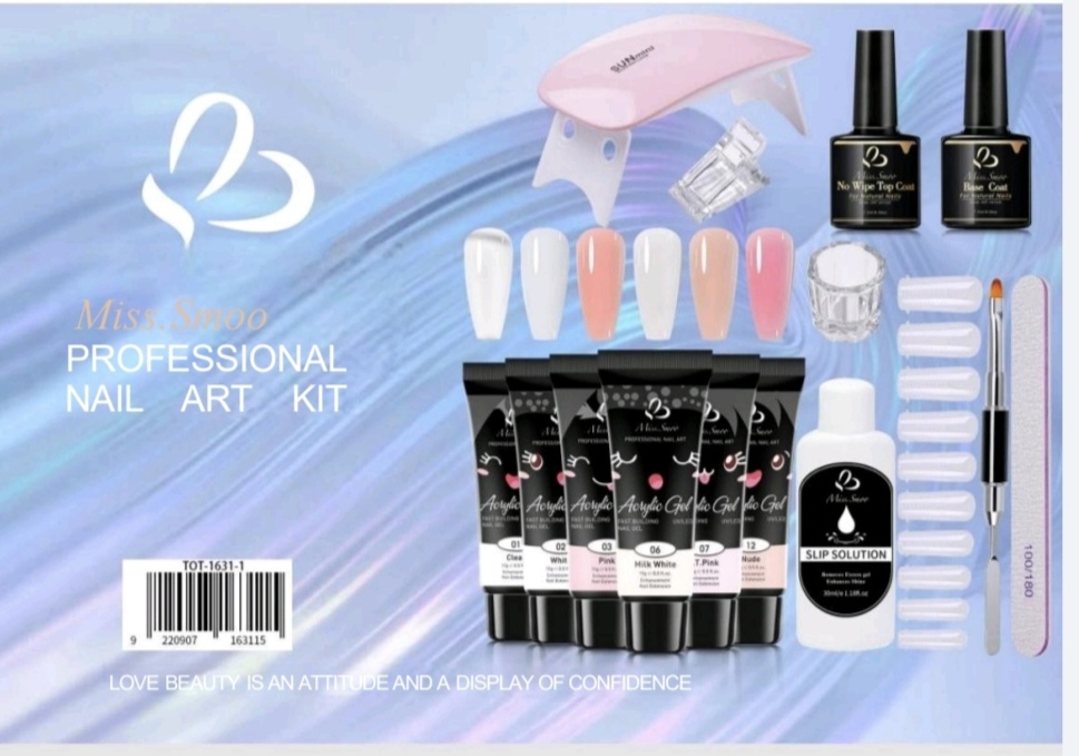Miss smoo poly gel 10pce
